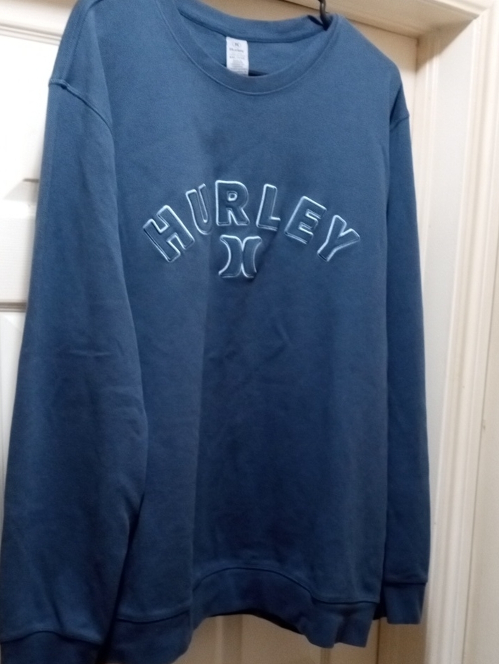 Hurley Men's Blue grey Crewneck Sweatshirt As New